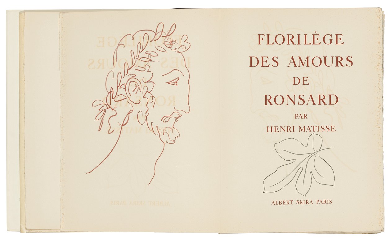 Een selectie uit de Amours van Ronsard door Henri Matisse
