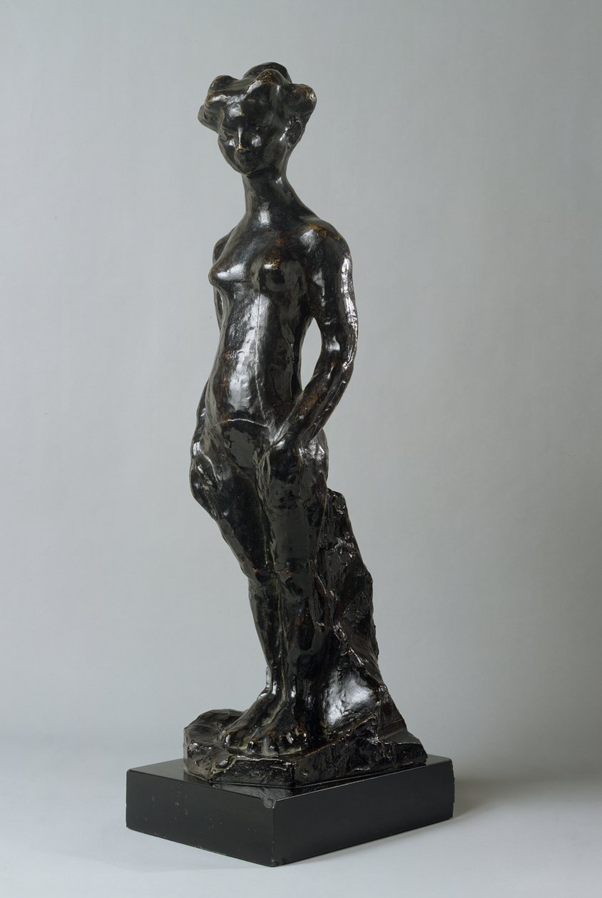 Staand meisje, armen langs haar zij door Henri Matisse