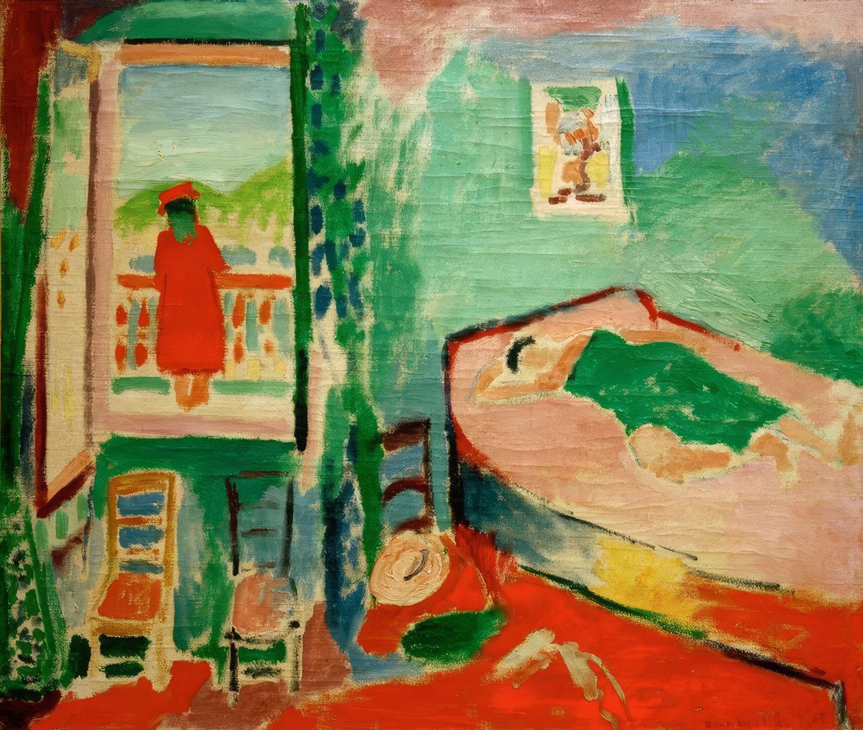Interieur in Collioure (Siesta) door Henri Matisse