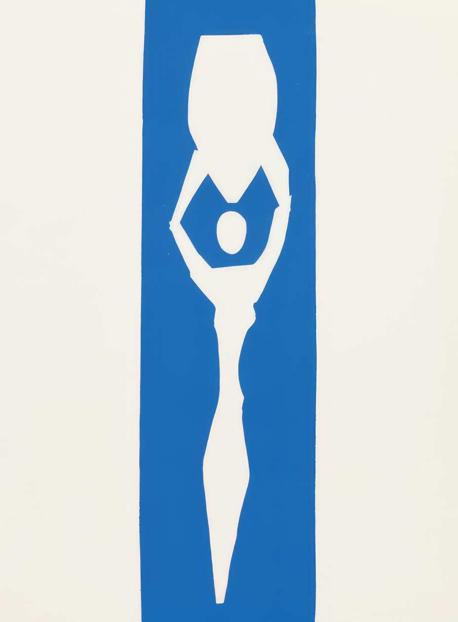 Convoluut van acht kleurenlitho