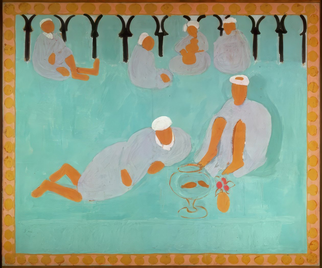 Marokkaanse koffie door Henri Matisse