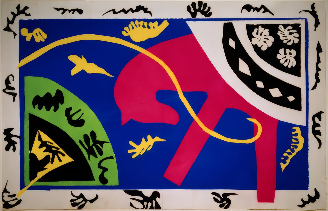 Het paard, de ruiter en de clown door Henri Matisse