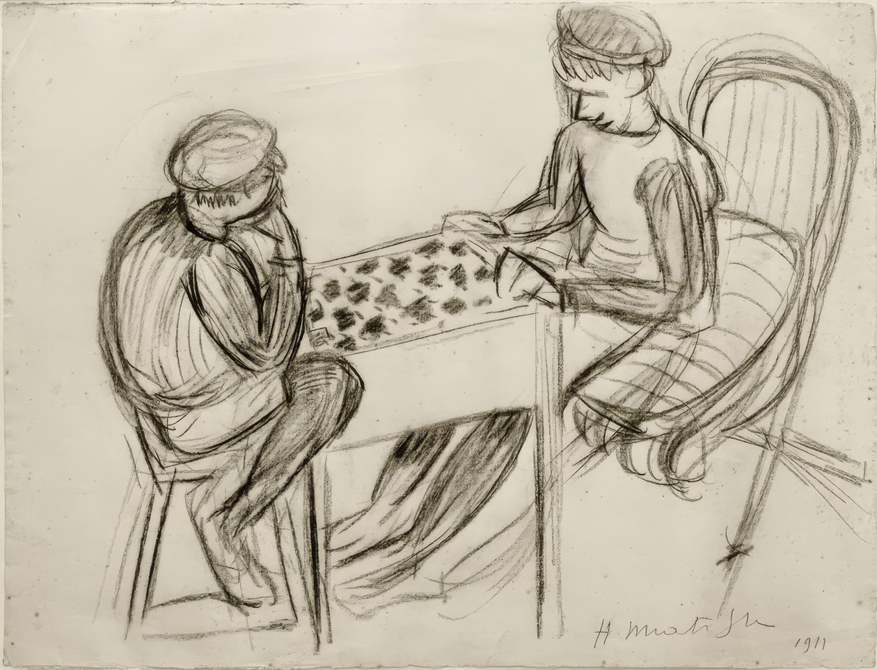 Damspelers door Henri Matisse
