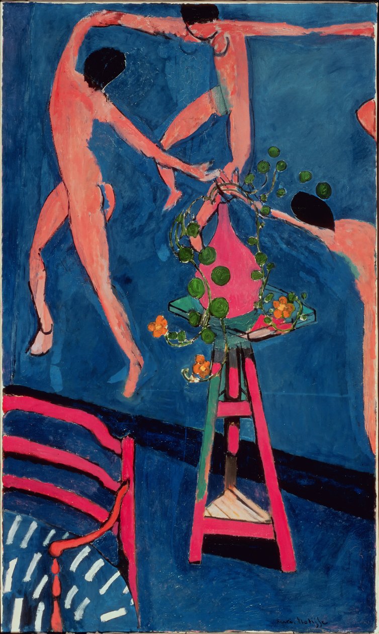 Oost-Indische kers en "La Dance" II door Henri Matisse