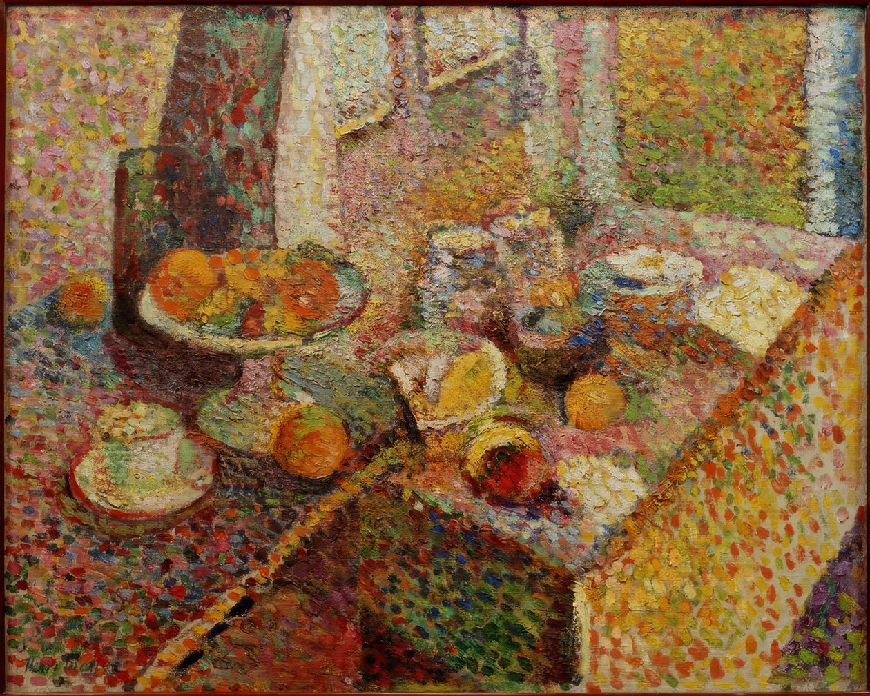 Stilleven: buffet en tafel door Henri Matisse