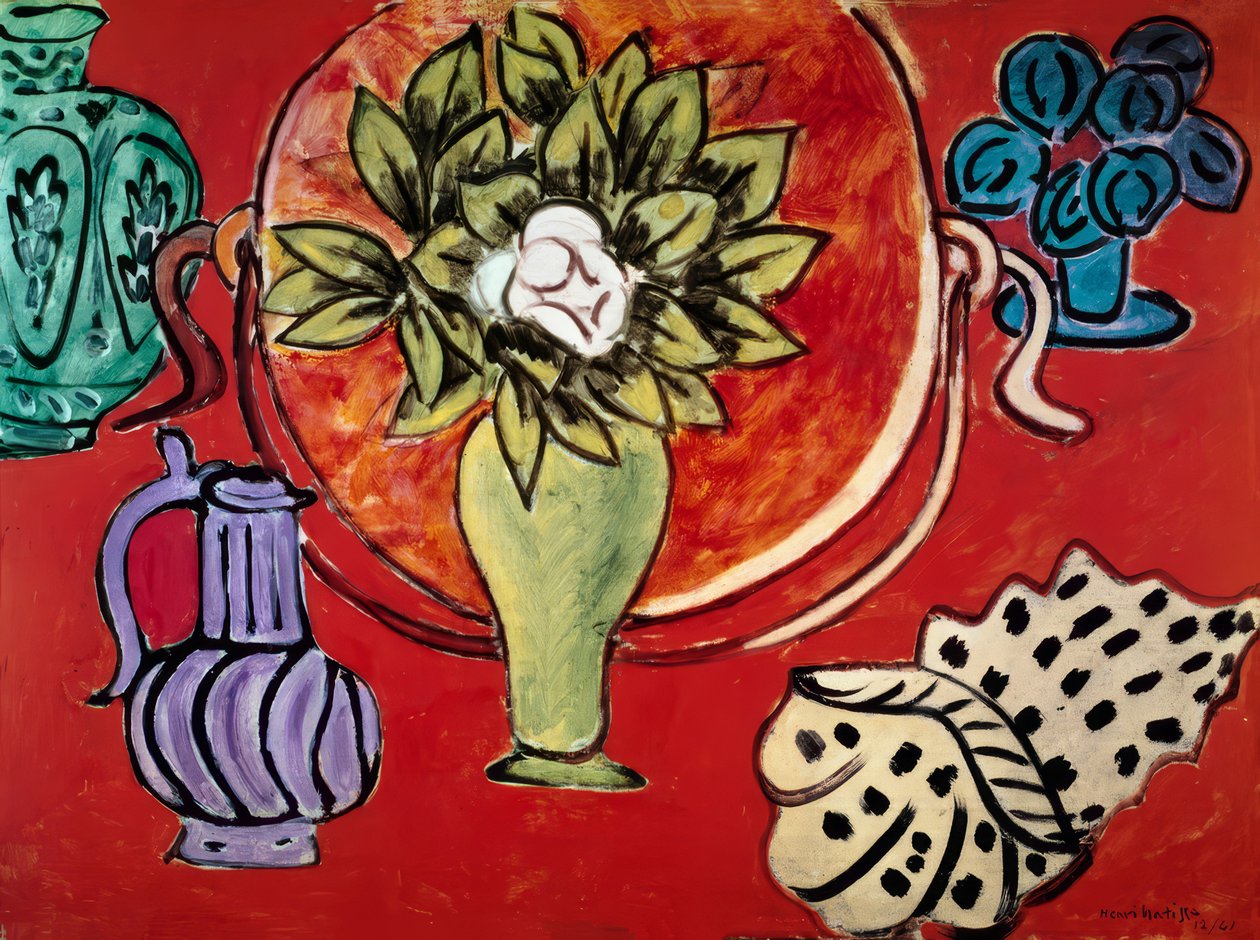 Stilleven met magnolia door Henri Matisse