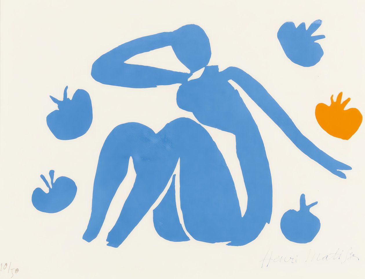 Naakt met sinaasappels door Henri Matisse