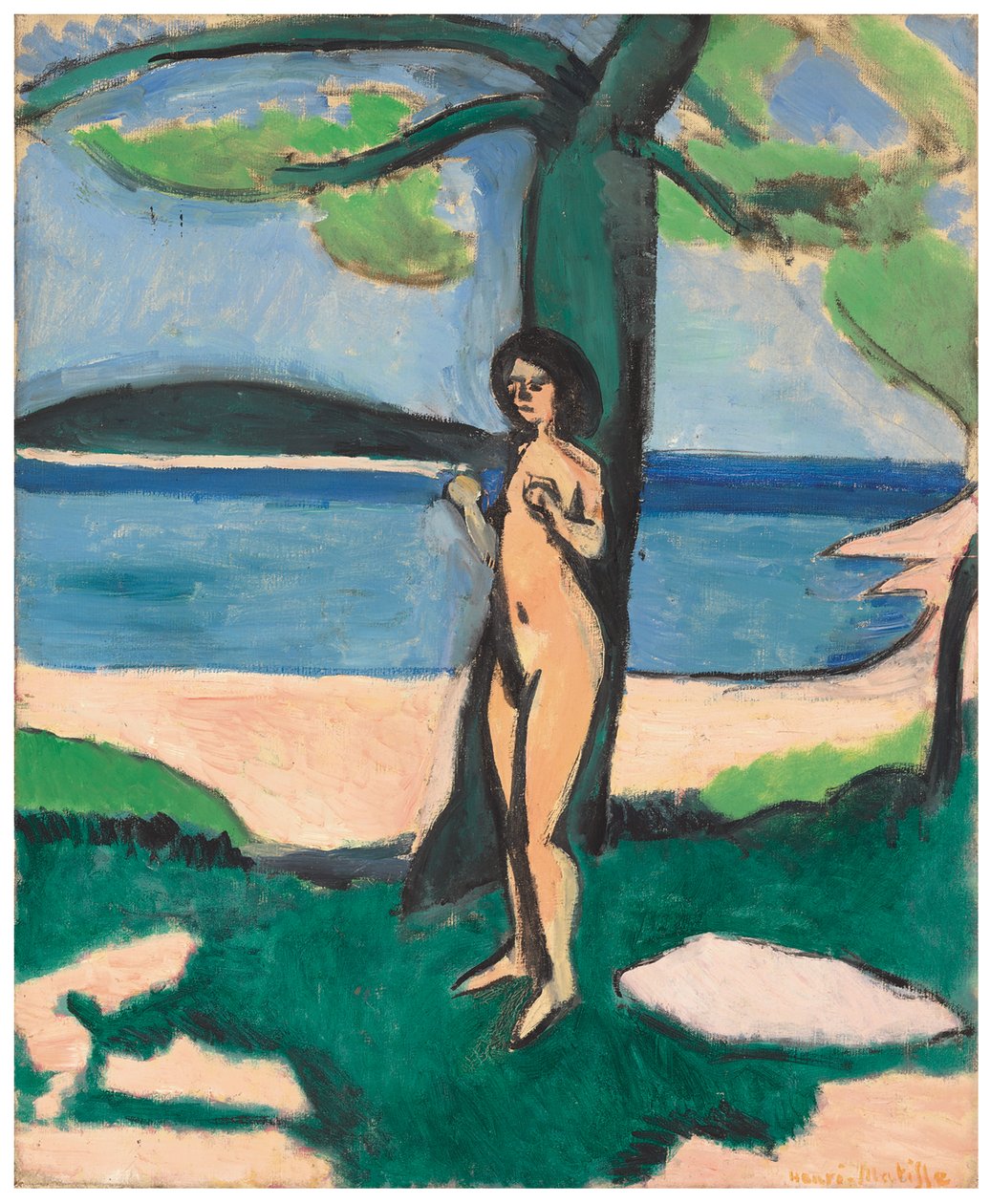 Naakt aan zee door Henri Matisse