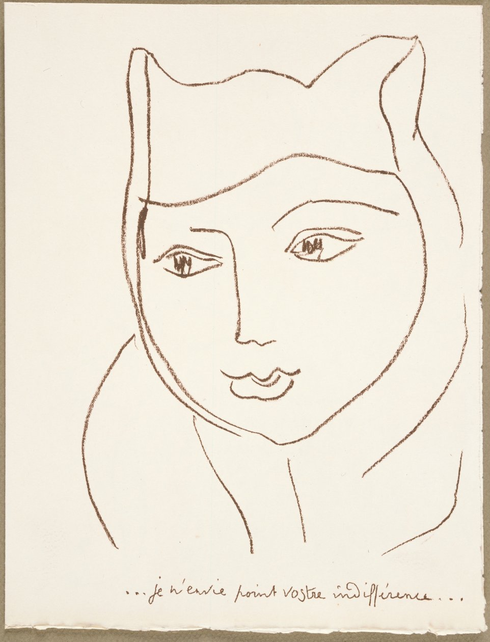 Pagina uit Portugese brieven door Henri Matisse