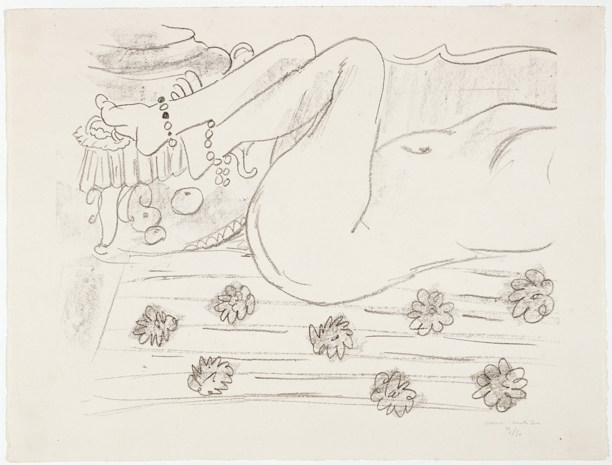 Liggend naakt door Henri Matisse