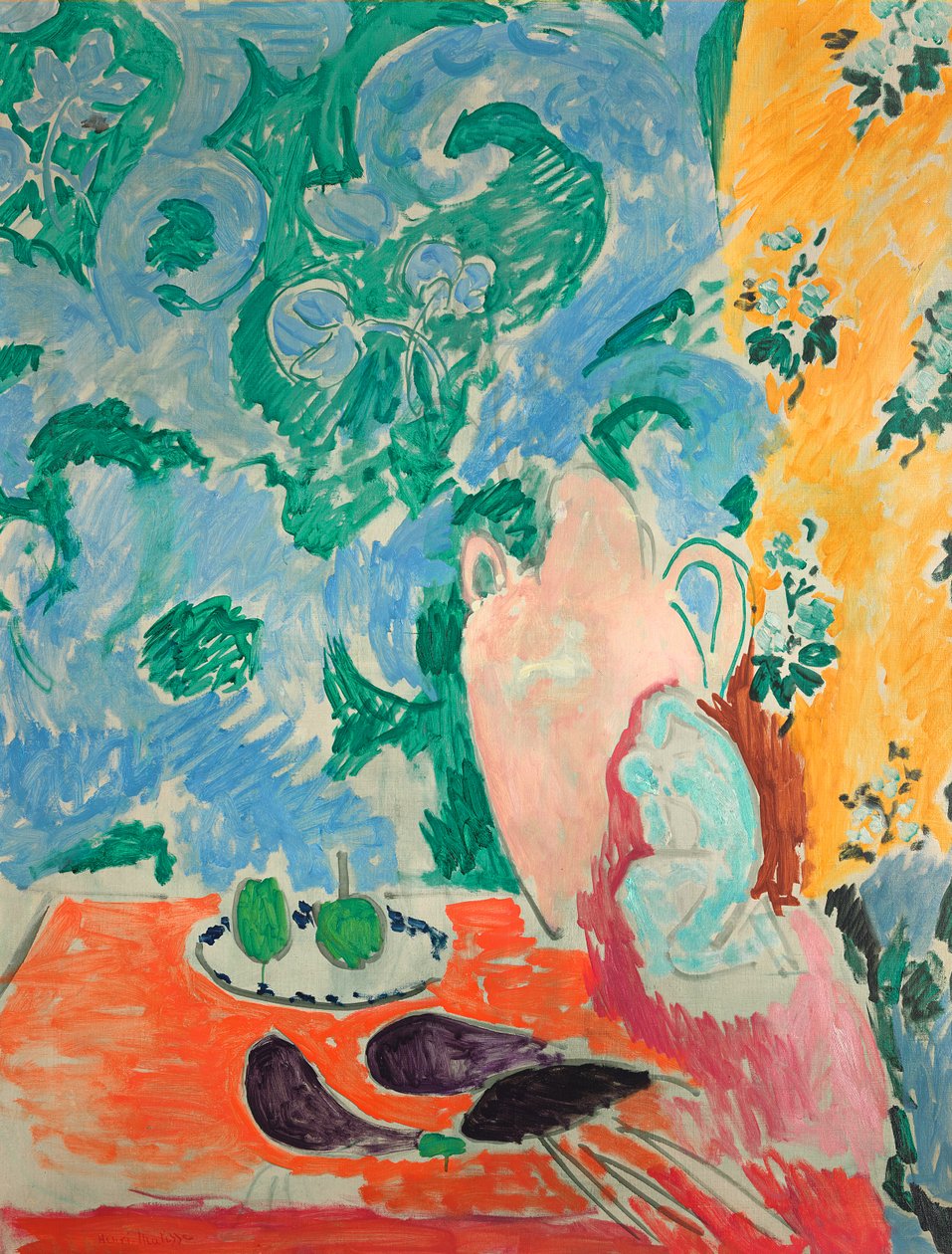 Stilleven met aubergines door Henri Matisse