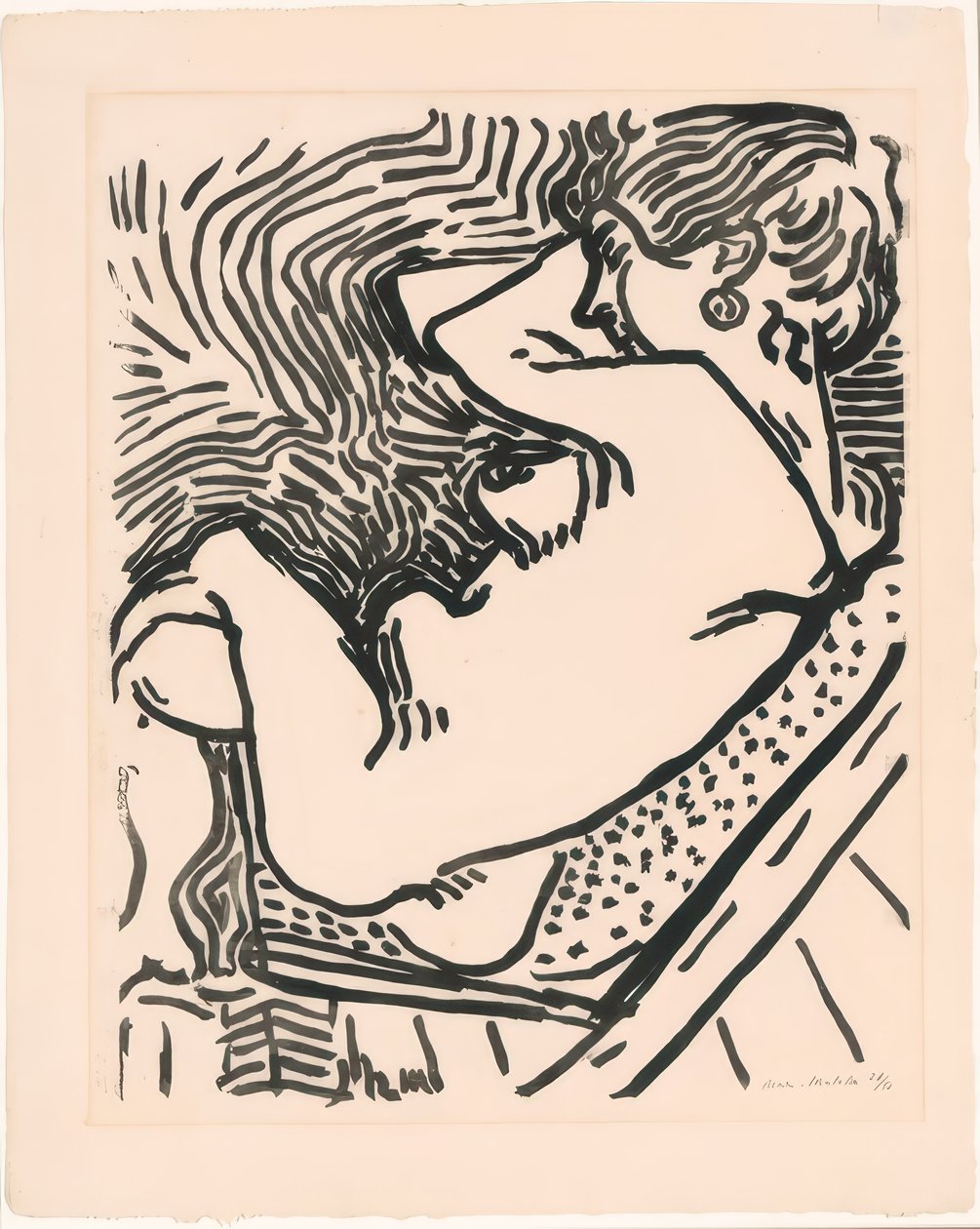 De grote houtsnede door Henri Matisse