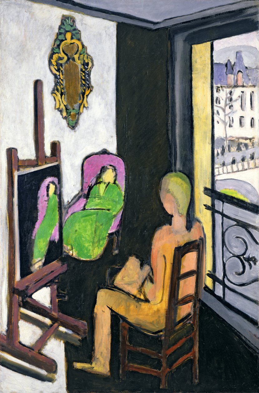 De schilder en zijn model door Henri Matisse