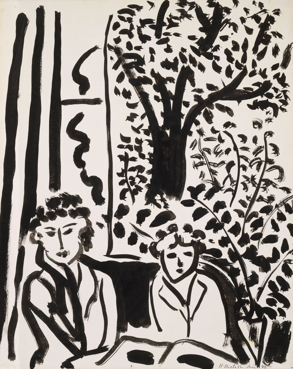 De stilte die in huizen woont door Henri Matisse