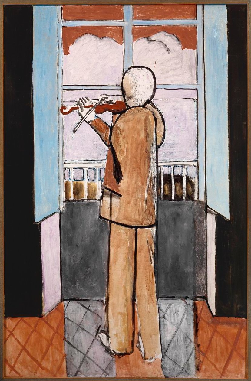 De violist bij het raam door Henri Matisse