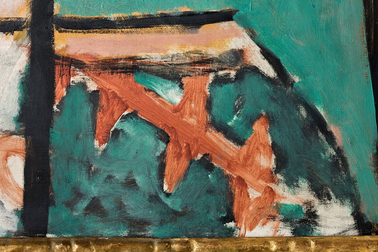 Het venster door Henri Matisse