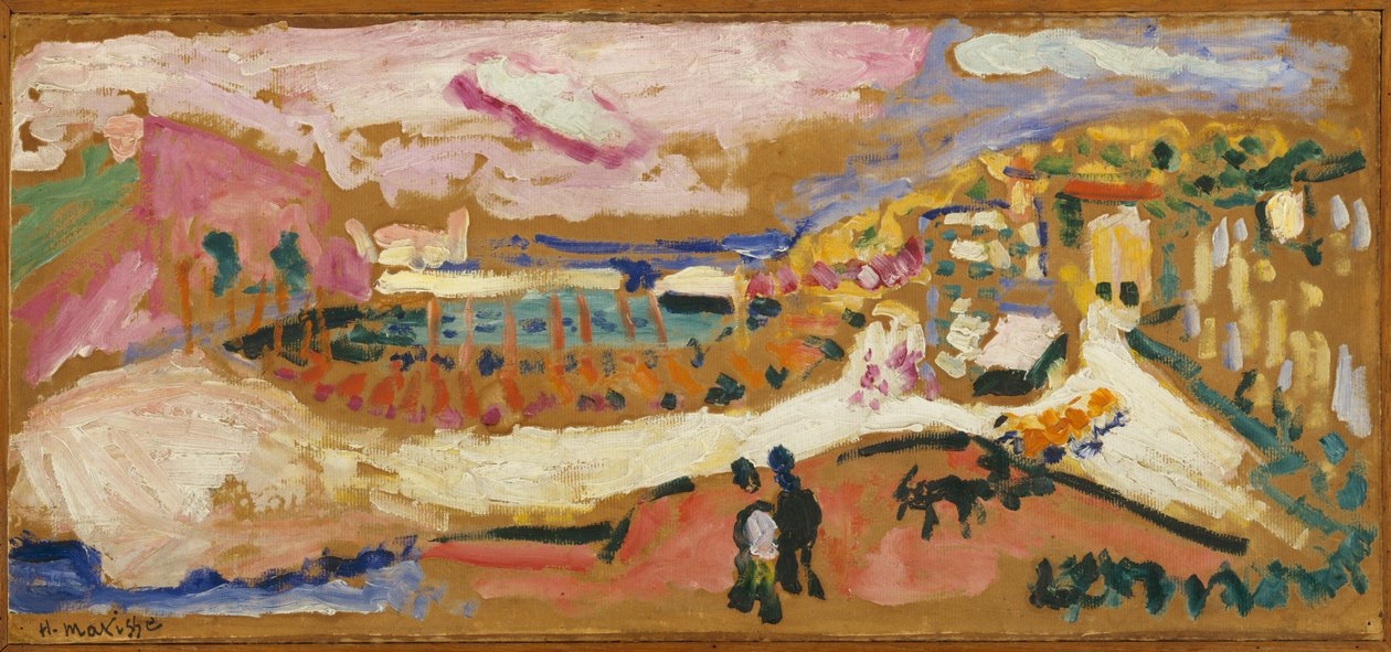 Uitzicht op Collioure door Henri Matisse