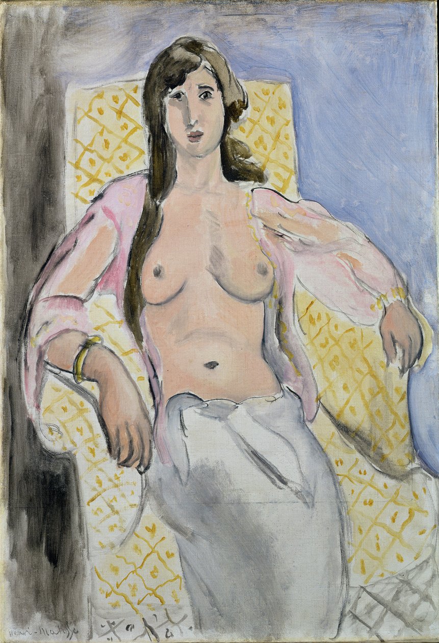 Vrouw in een leunstoel, of Antoinette door Henri Matisse
