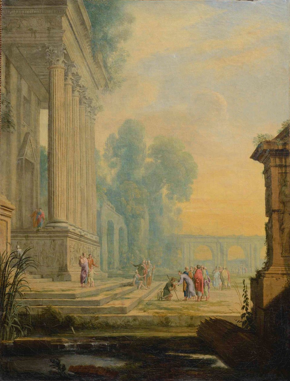 Frans: Le Christ et les aveugles door Henri Mauperche