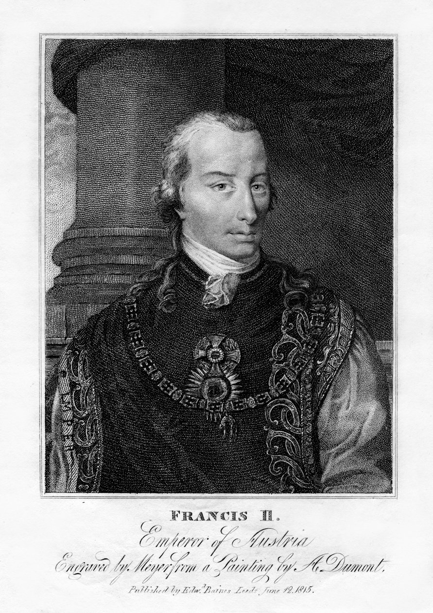Francis II, Heilige Roomse Keizer, 1815 door Henri Meyer