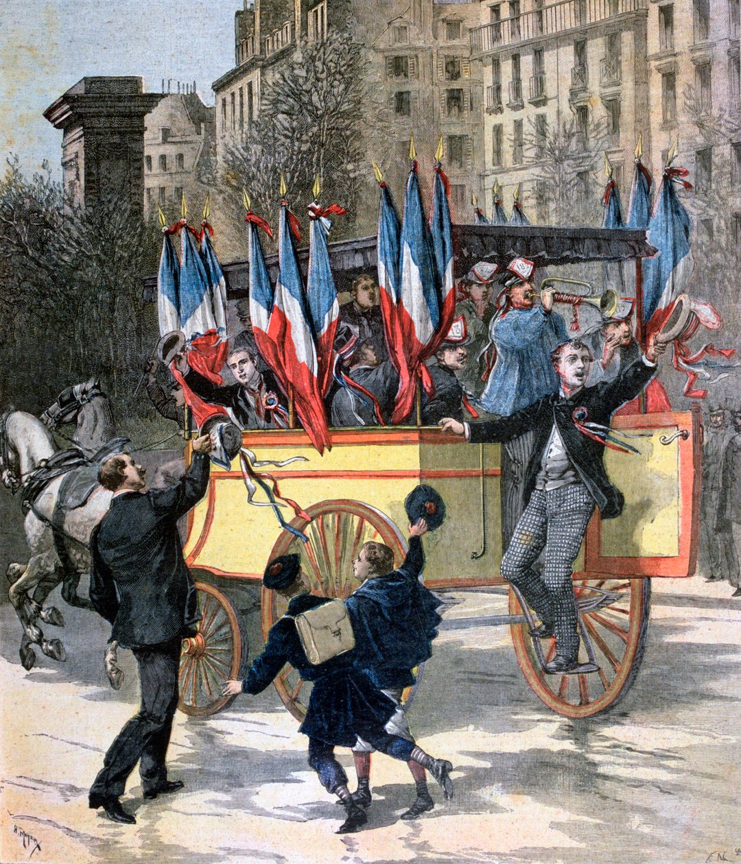 De Dienstplichtigen van 1892, 1892 door Henri Meyer
