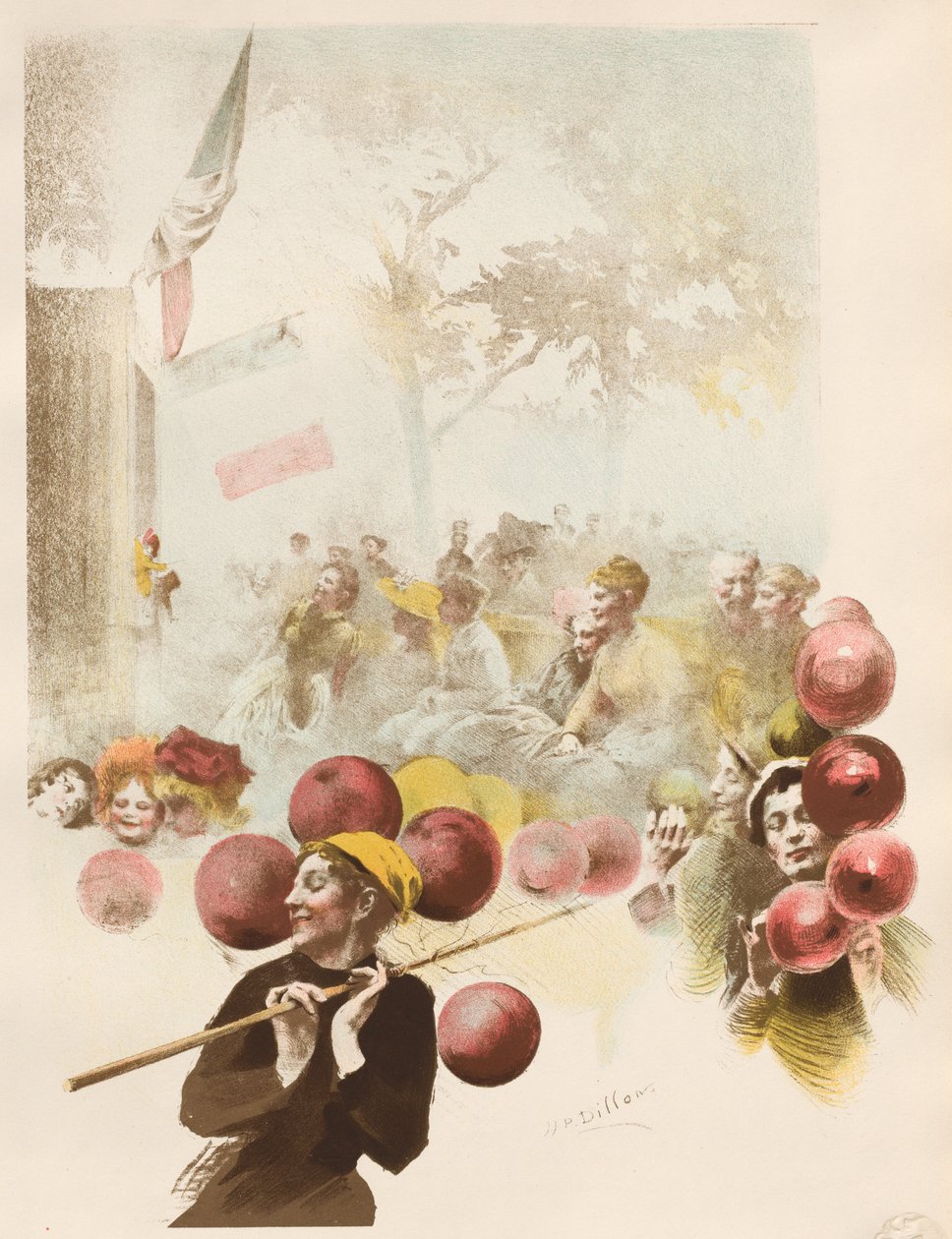 Polichinelle door Henri Patrice Dillon