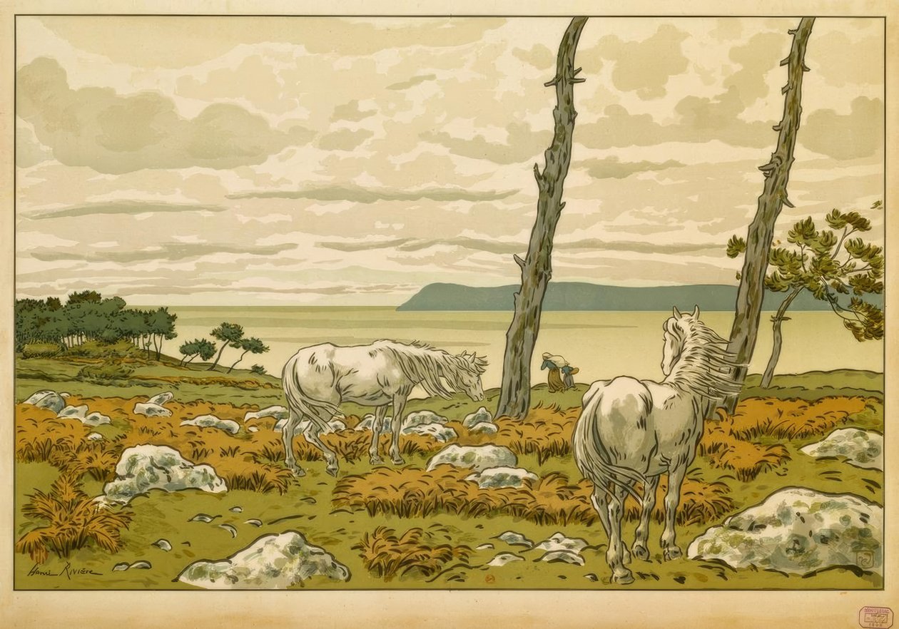 De baai door Henri Rivière