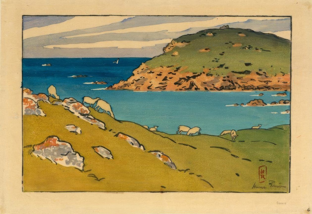 La Garde-Guérin (Saint-Briac) door Henri Rivière
