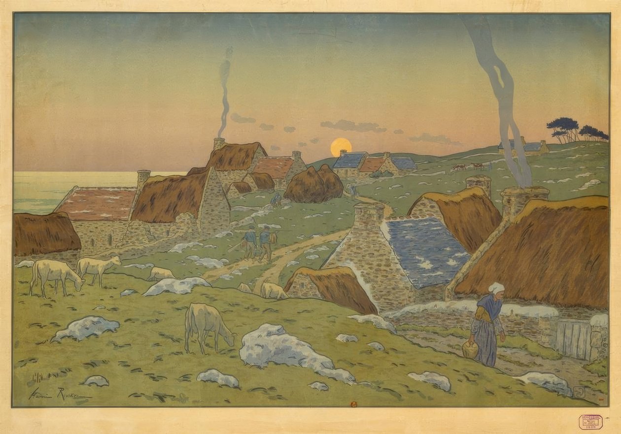De Maanopkomst door Henri Rivière