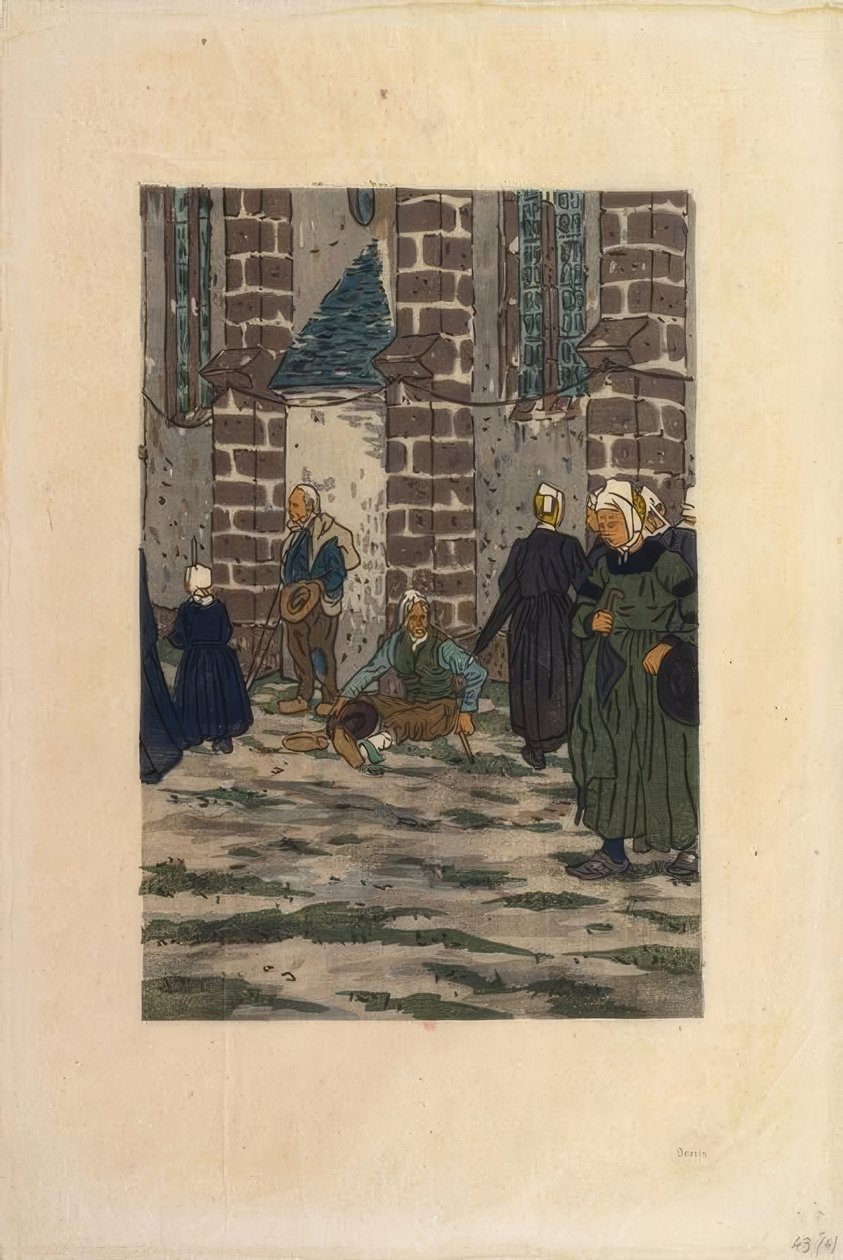 De Vergeving van Sainte-Anne-la-Palud door Henri Rivière