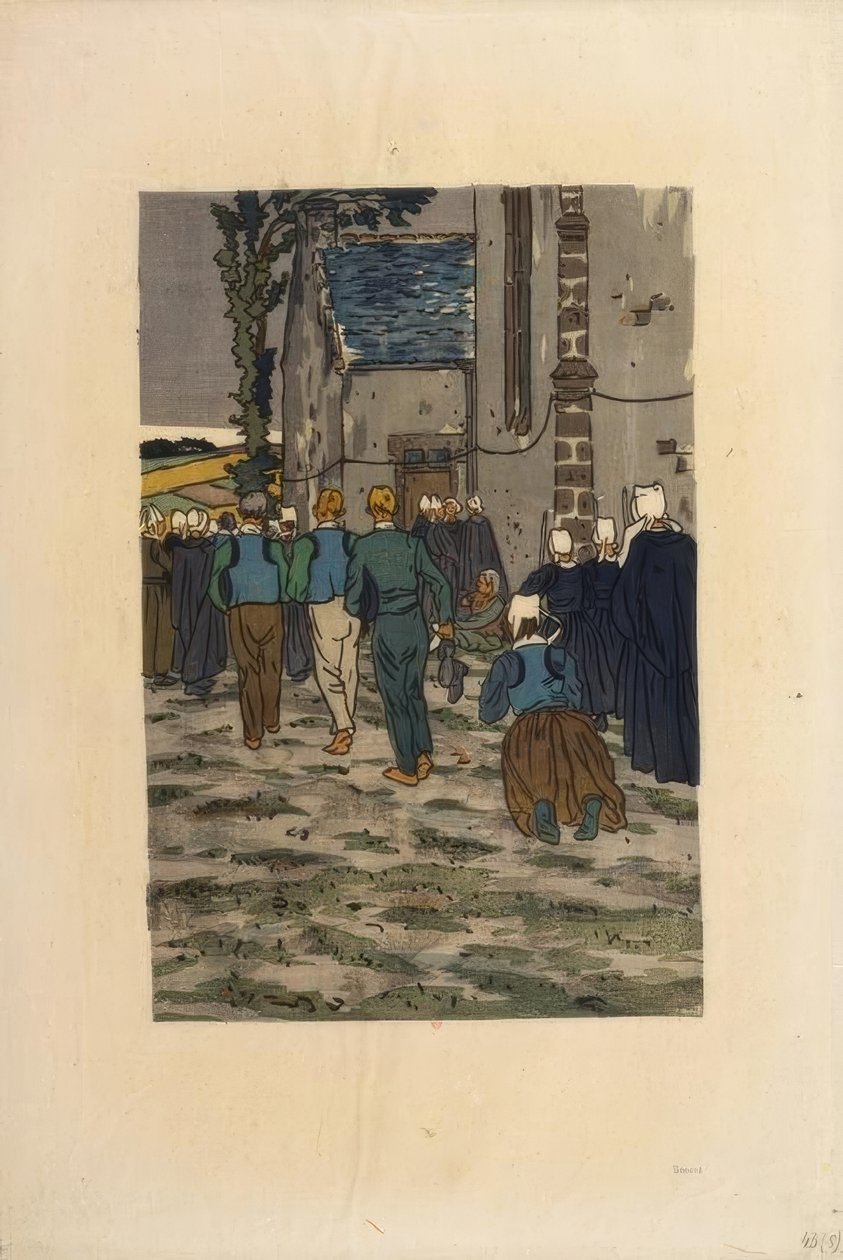 De Vergeving van Sainte-Anne-la-Palud door Henri Rivière