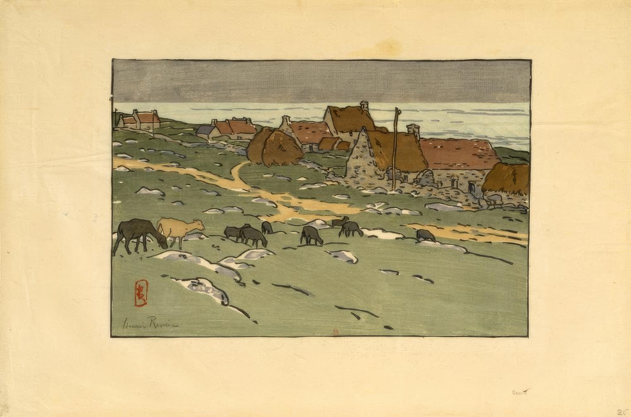 Het Plateau van de Clarté (Ploumanac’h) door Henri Rivière