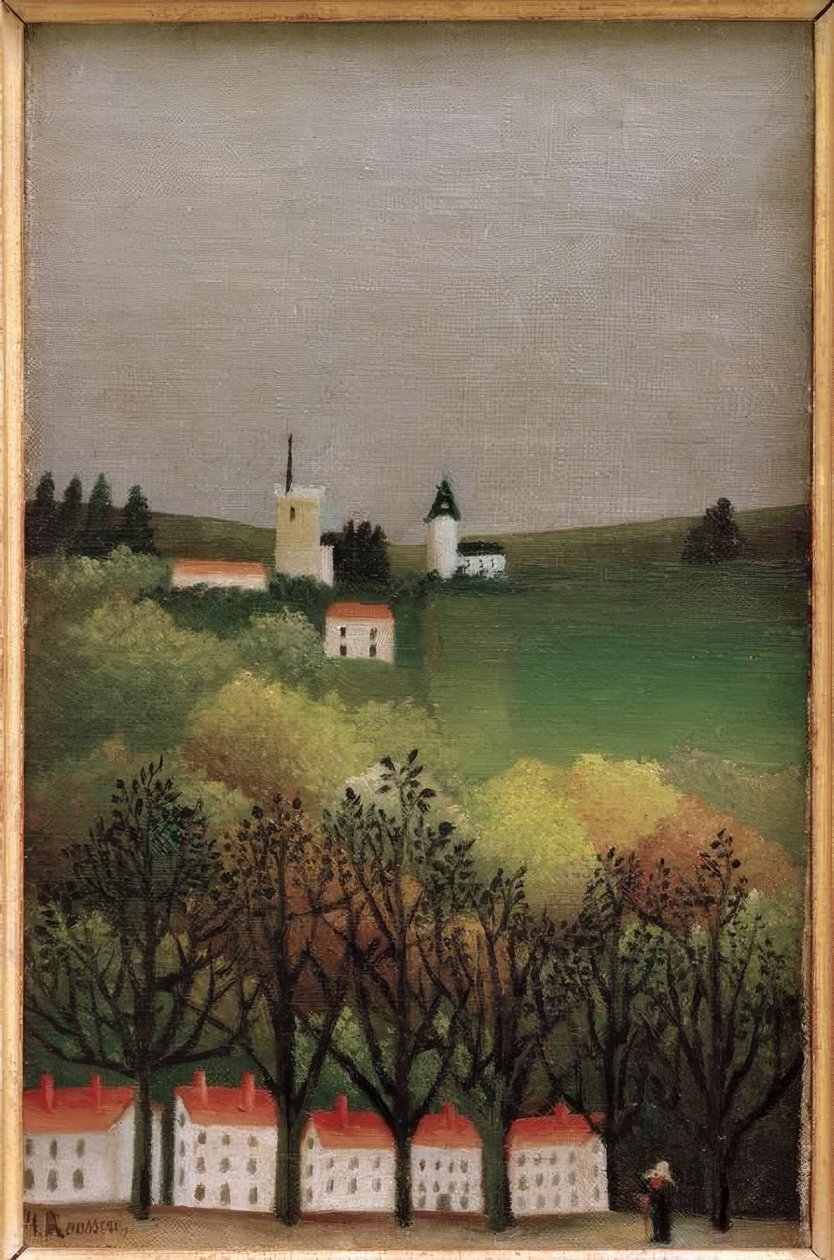 Landschap door Henri Rousseau