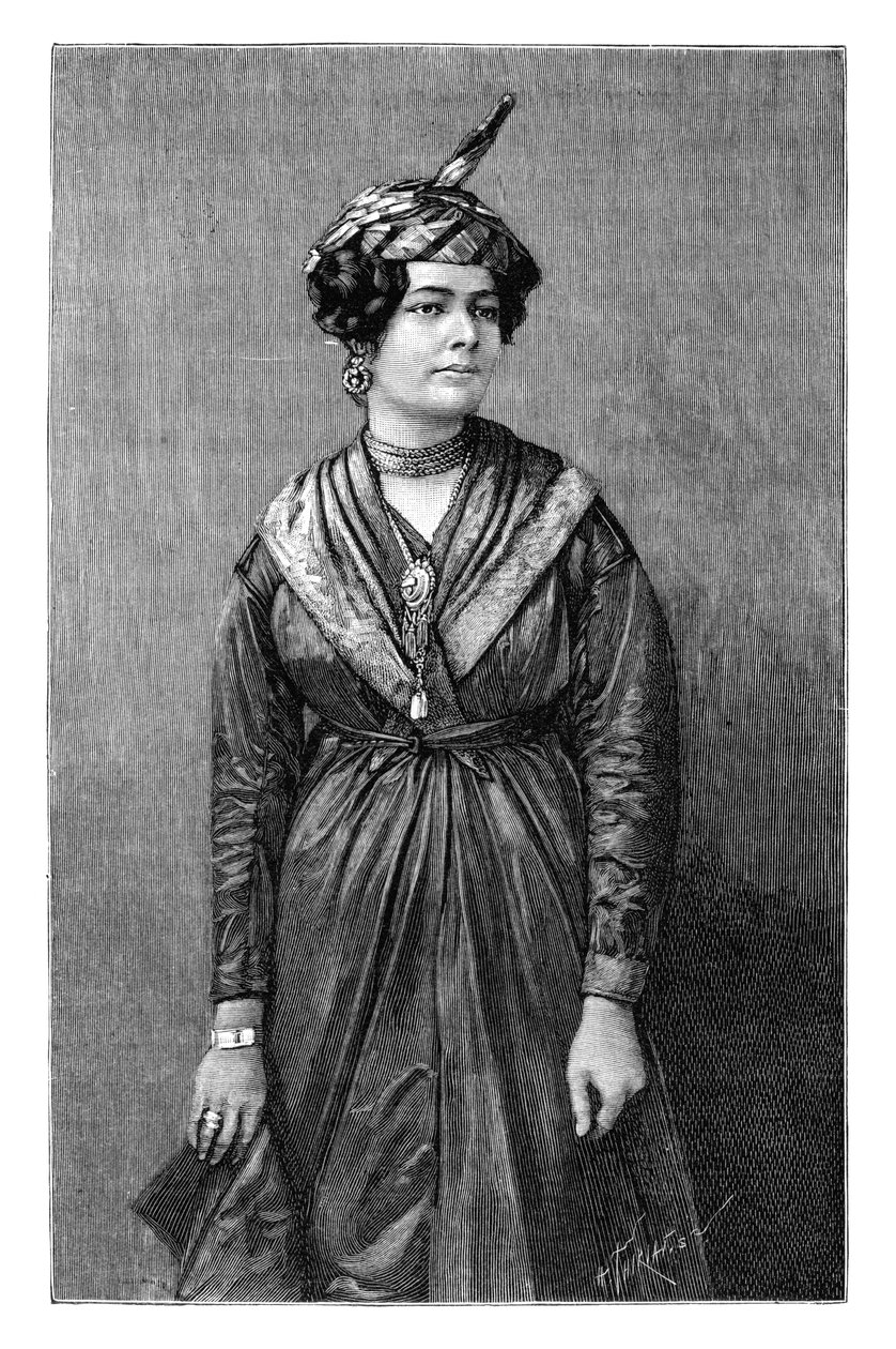 Een Martinique Creoolse vrouw, ca. 1890 door Henri Thiriat