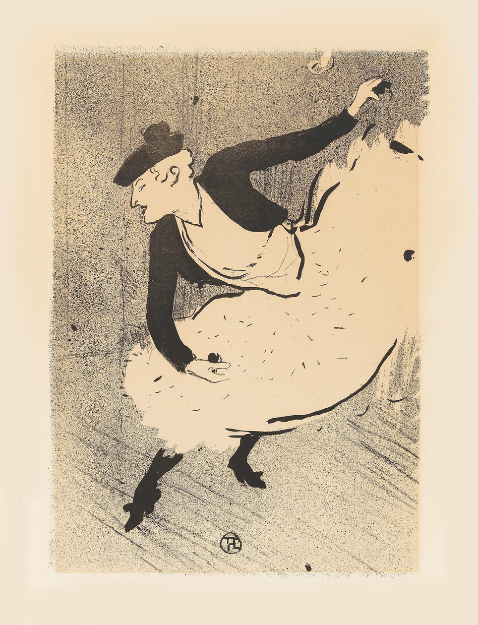 Edmée Lescot, 1893 door Henri Toulouse Lautrec de