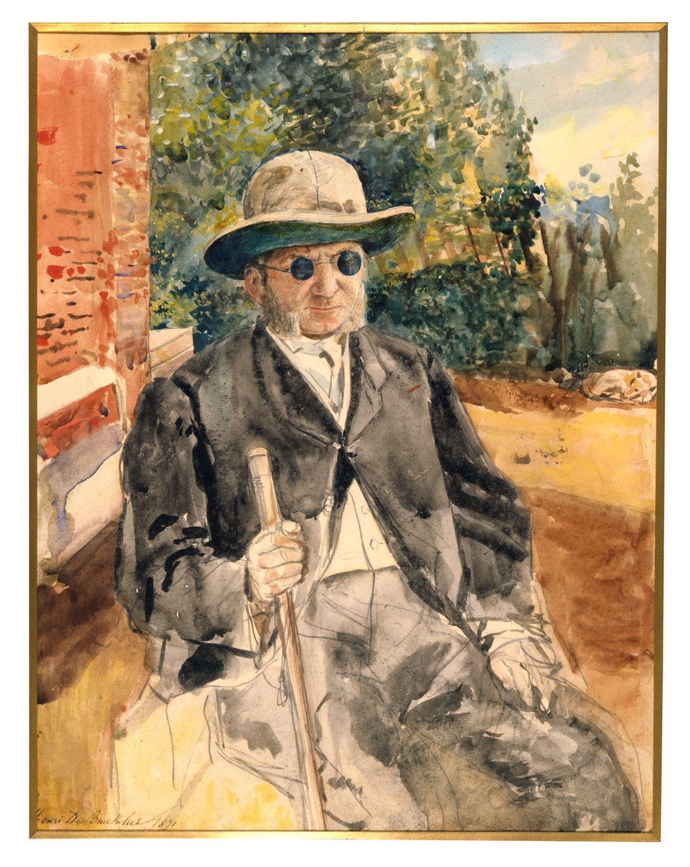 Gustave Coûteaux door Henri de Braekeleer