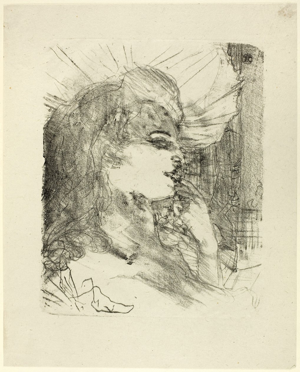 Anna Held, uit Treize Lithographies door Henri de Toulouse Lautrec