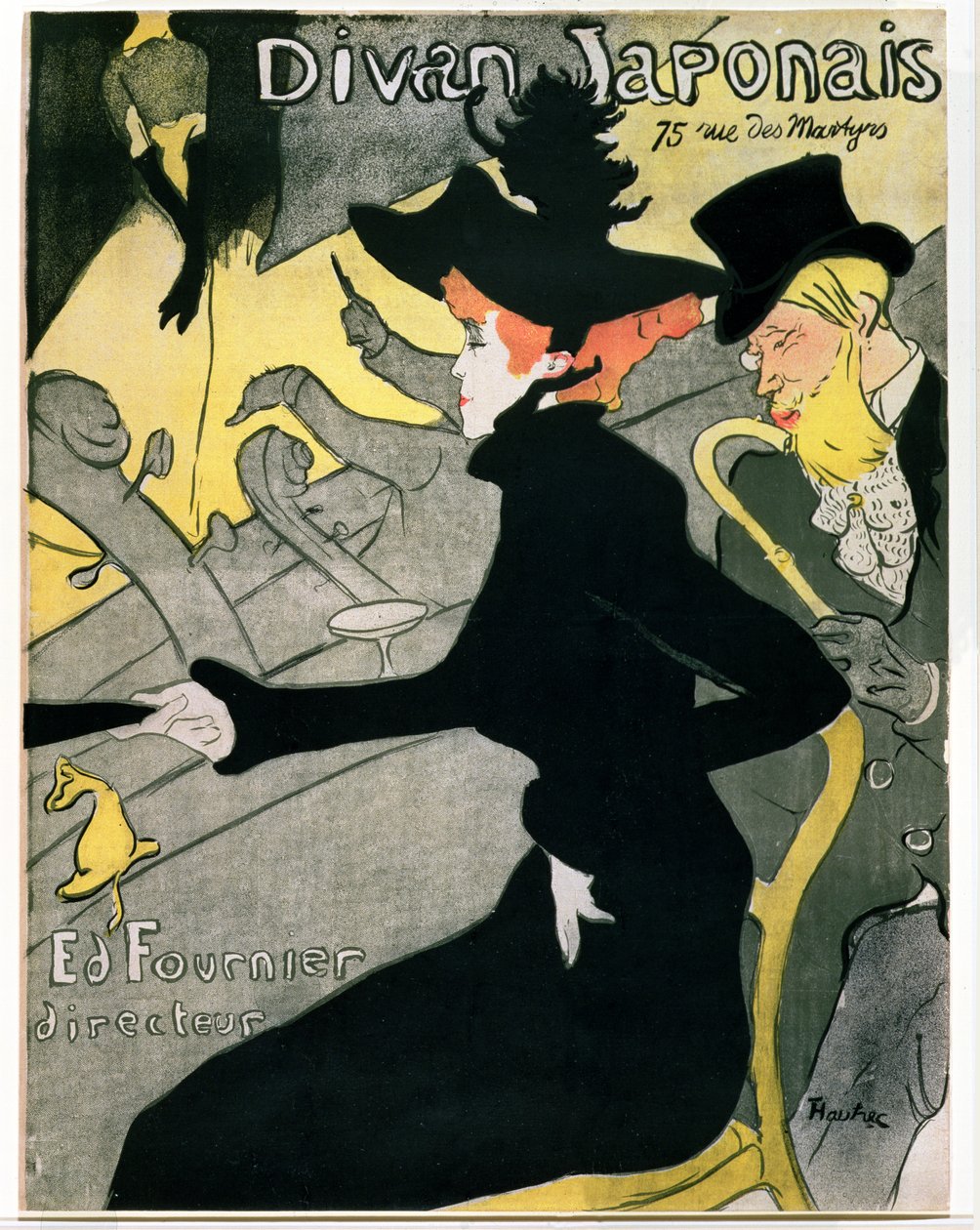 Divan Japonais, 1893 door Henri de Toulouse Lautrec