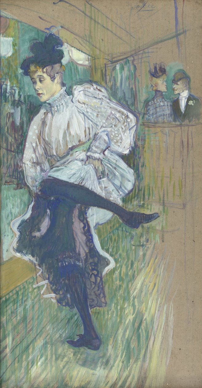 Jeanne April dansen door Henri de Toulouse Lautrec