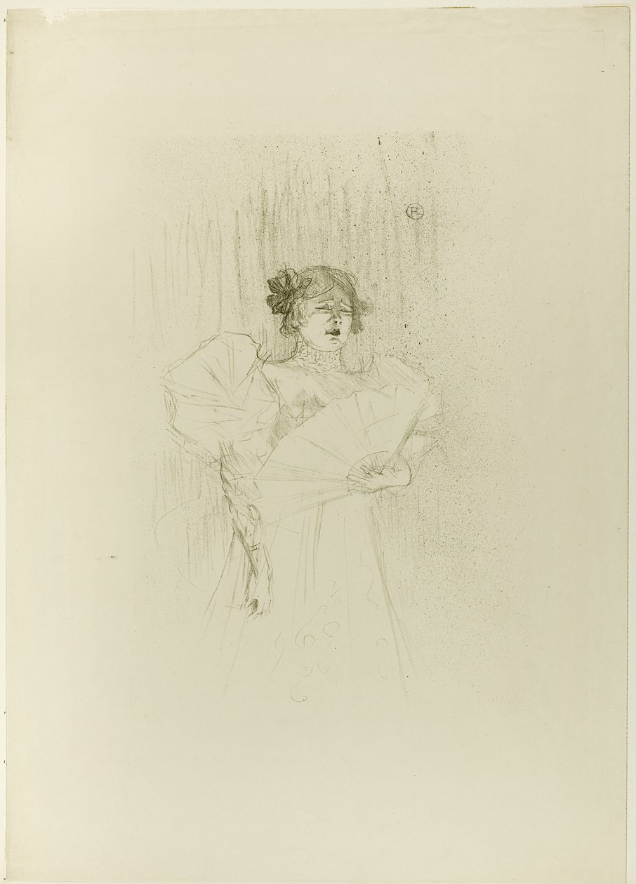 Luce Myrès, Vooraanzicht door Henri de Toulouse Lautrec