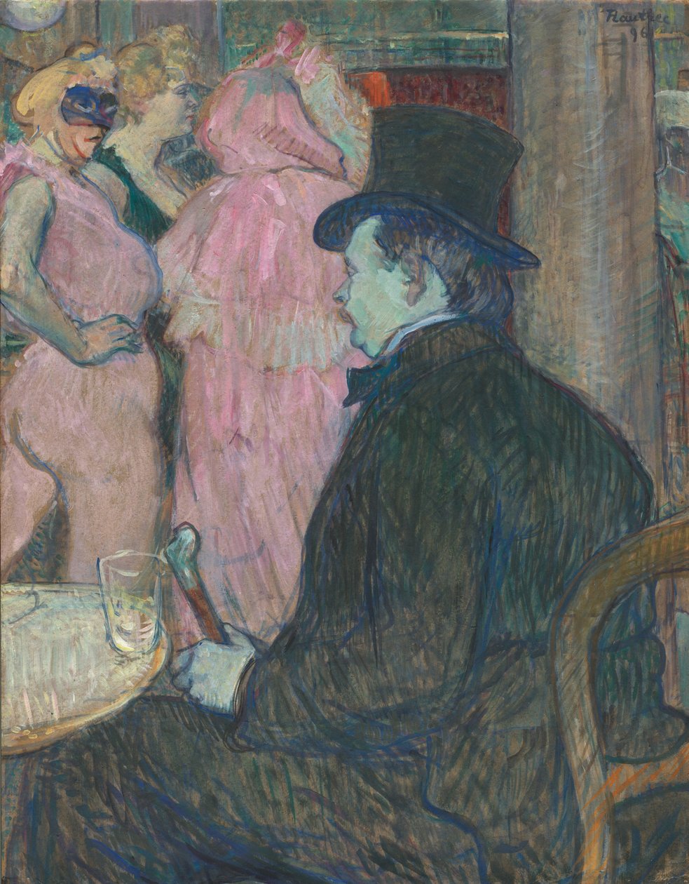 Maxime Dethomas door Henri de Toulouse Lautrec