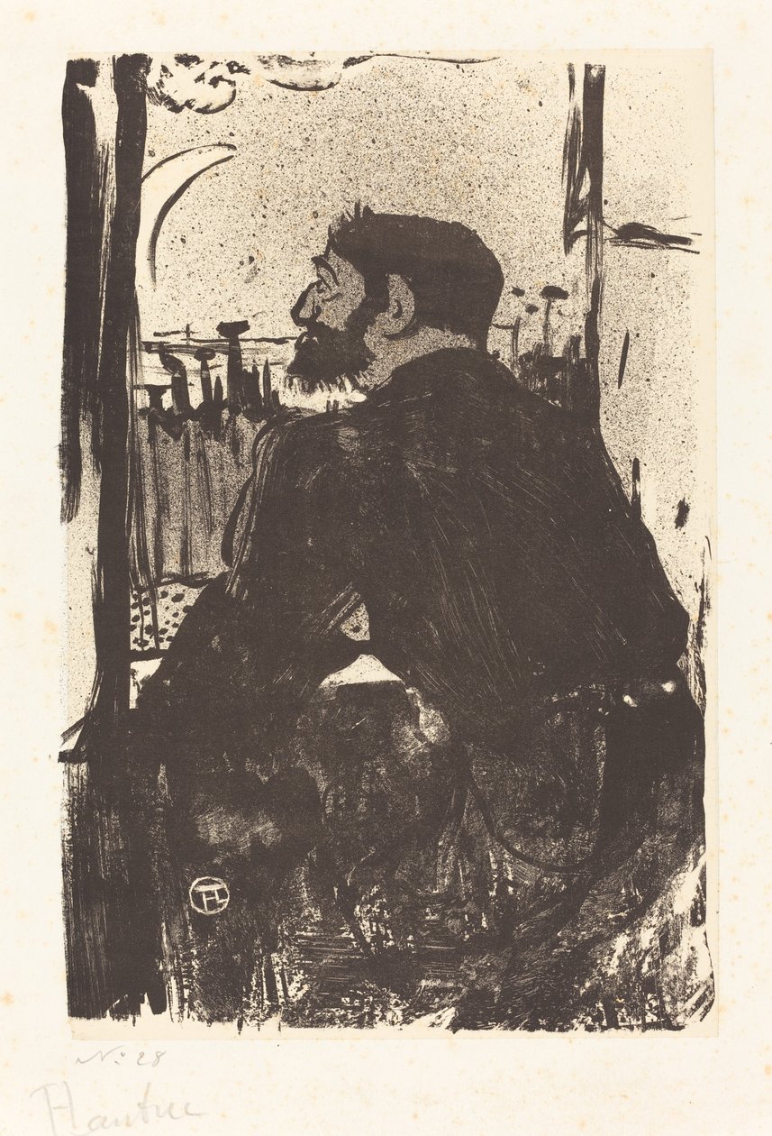 Slapeloze Nacht door Henri de Toulouse Lautrec