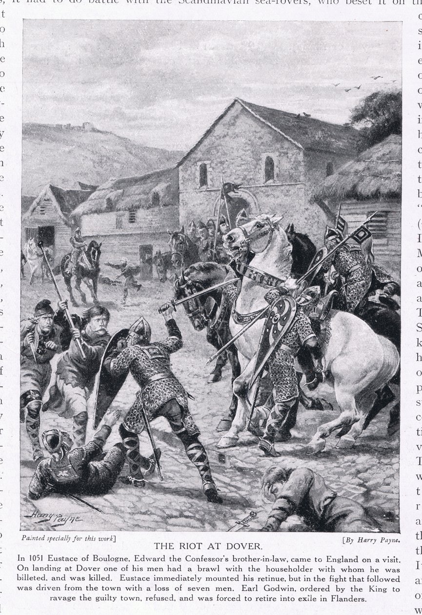 De rel in Dover AD1051, jaren 1920 door Henry A. Payne