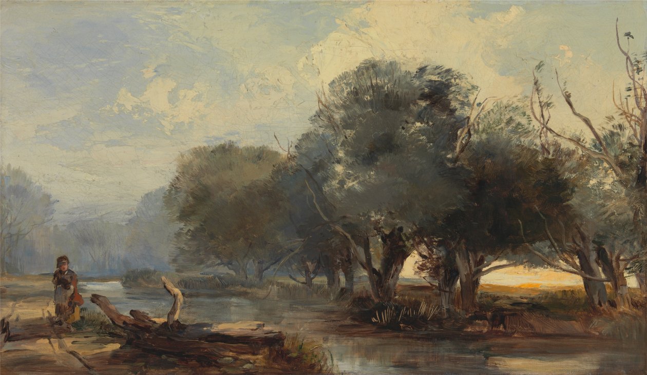Op de Norfolk Broads door Henry Bright