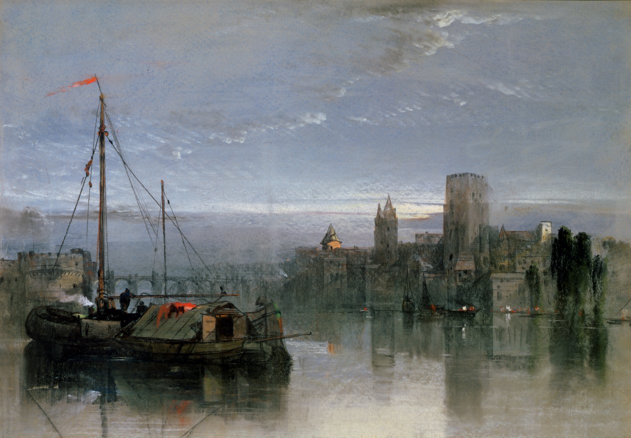 Uitzicht op Keulen door Henry Bright