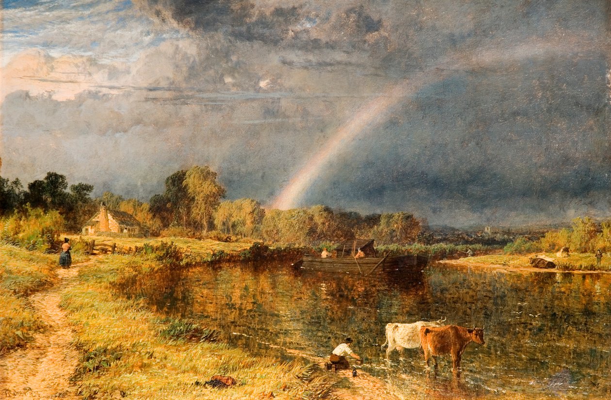 De Regenboog, 1854 door Henry Dawson