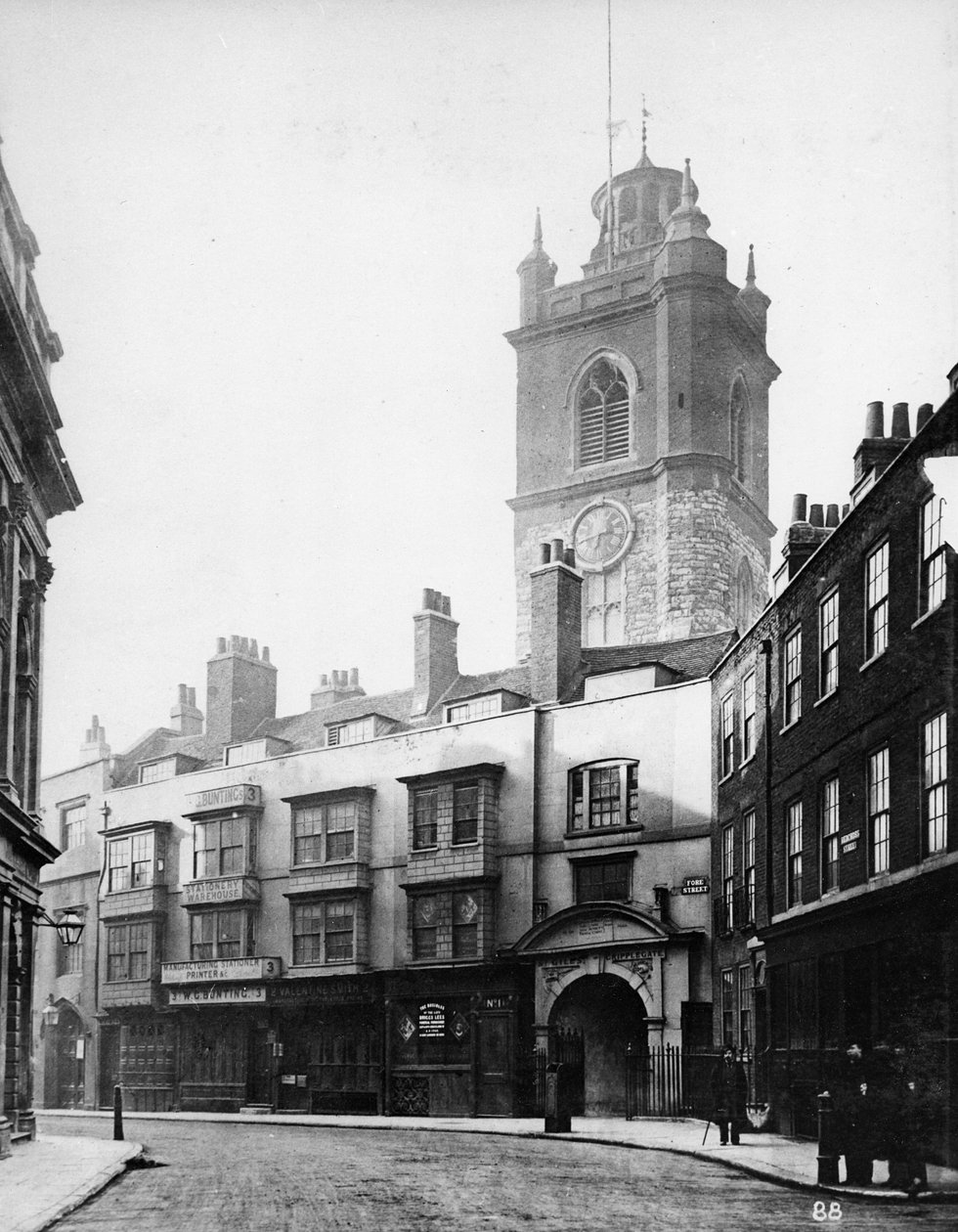 St. Giles, Cripplegate, c.1884 door Henry Dixon