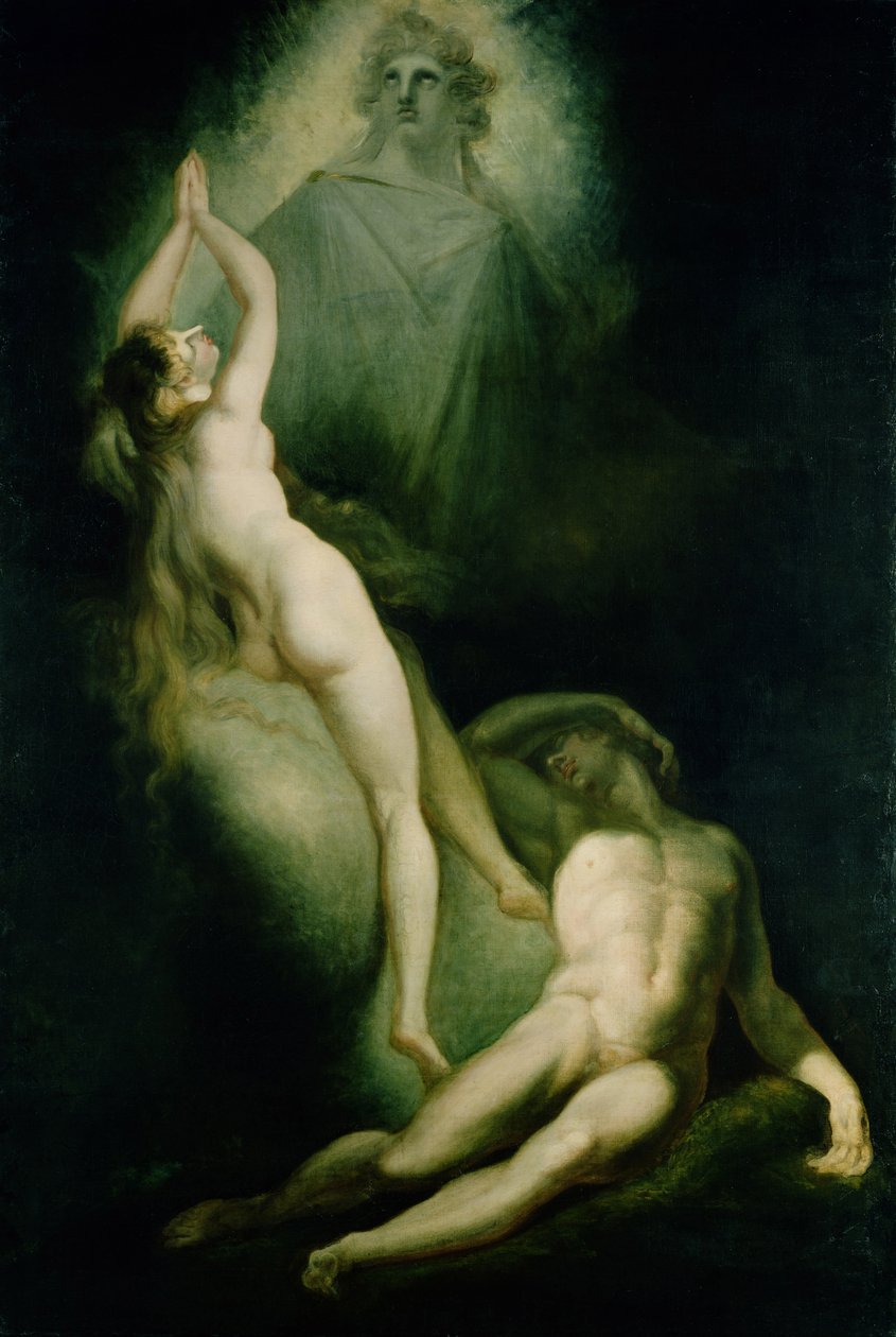 De Schepping van Eva, 1791-93 door Johann Heinrich Füssli