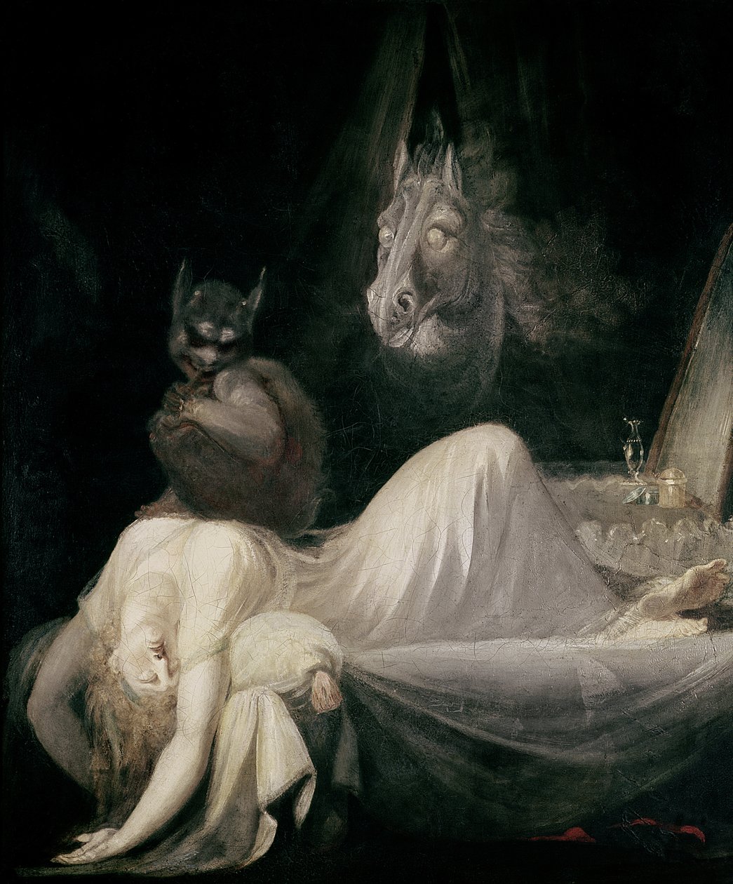 De Nachtmerrie, c.1781 door Johann Heinrich Füssli
