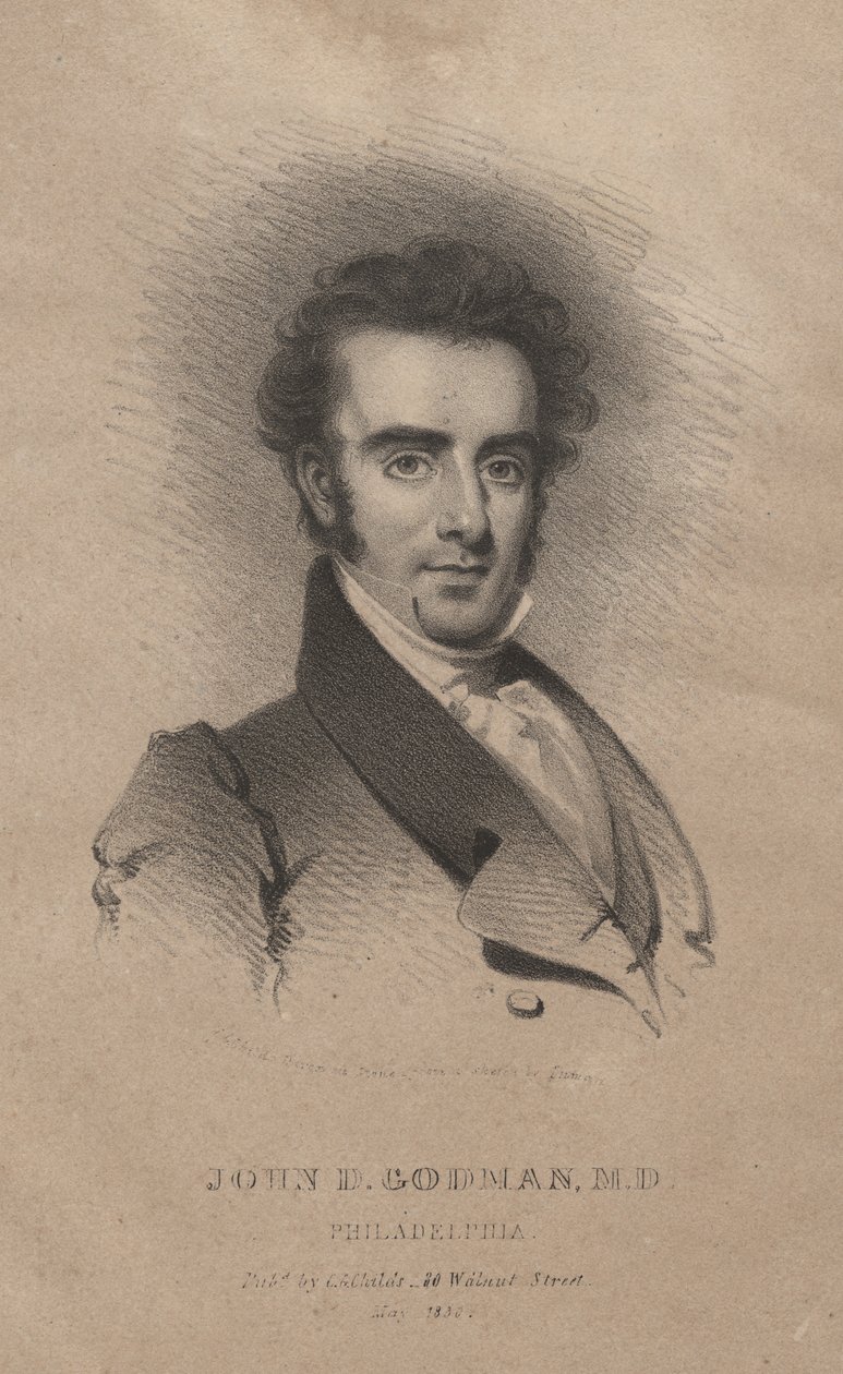 John D. Godman, M.D., litho door C.G. Childs door Henry Inman
